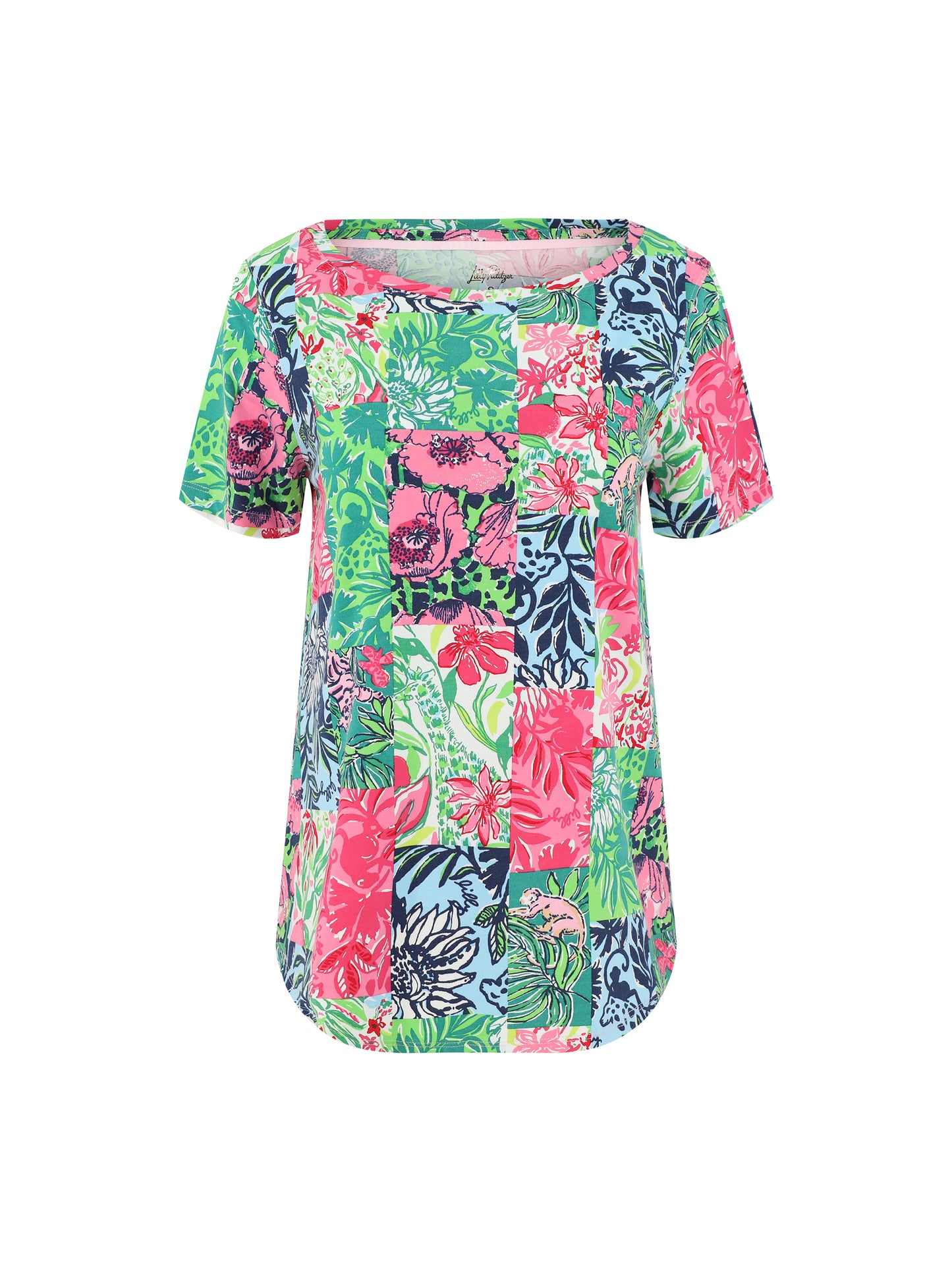 Lilly Pulitzer Key West Top in Multi Party Punch Patch