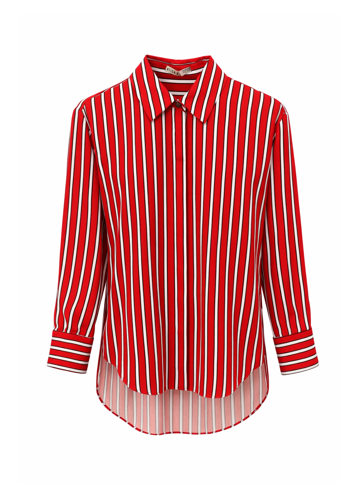Dimitra Oversized Hi Lo Btn Dn Shirt