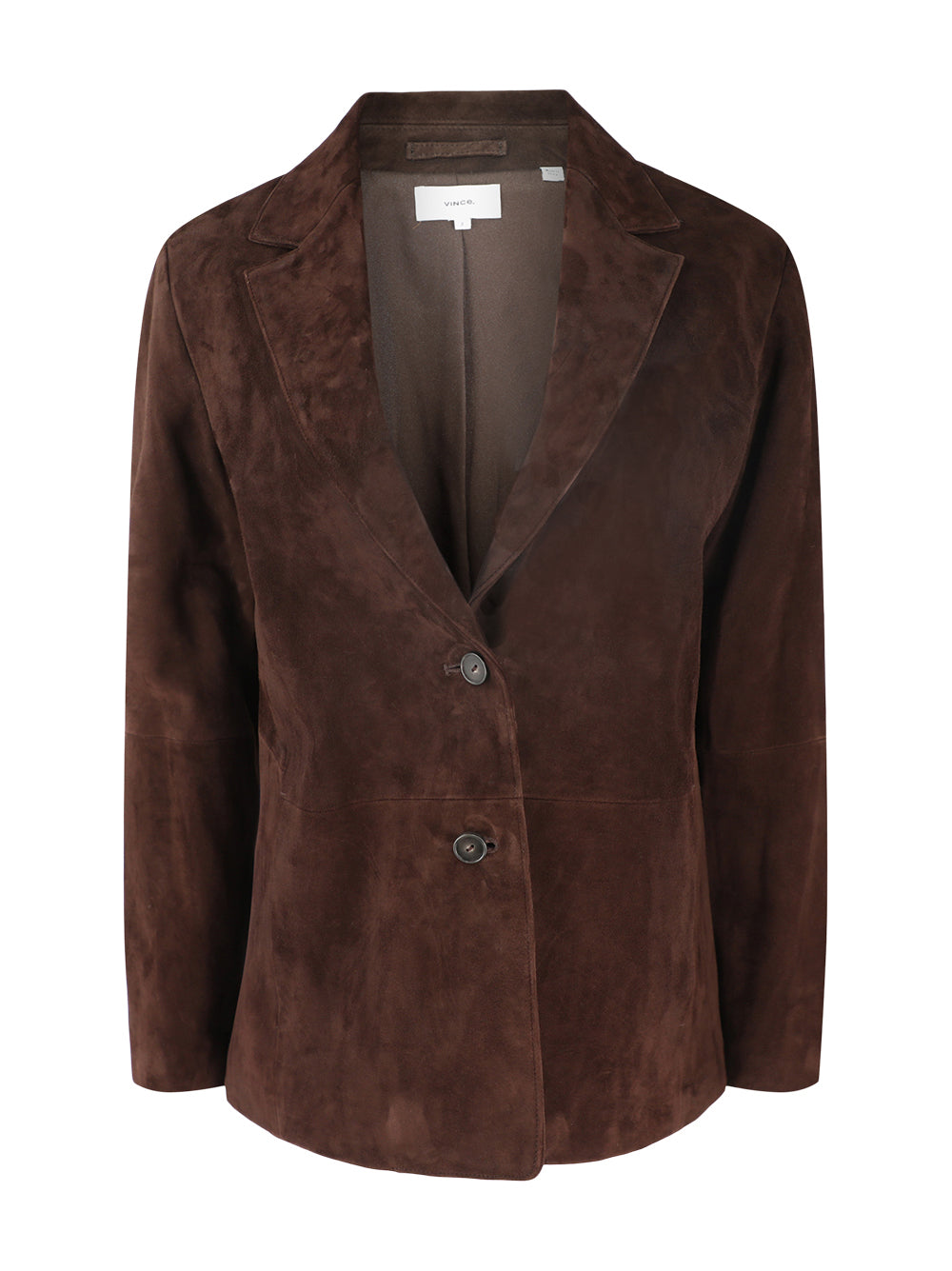 Vince Suede Blazer in Chocolate
