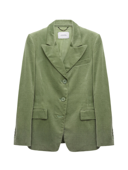 Dorothee Schumacher Corduroy Blazer in Mistletoe