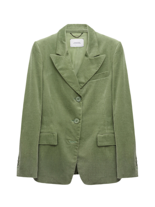 Dorothee Schumacher Corduroy Blazer in Mistletoe