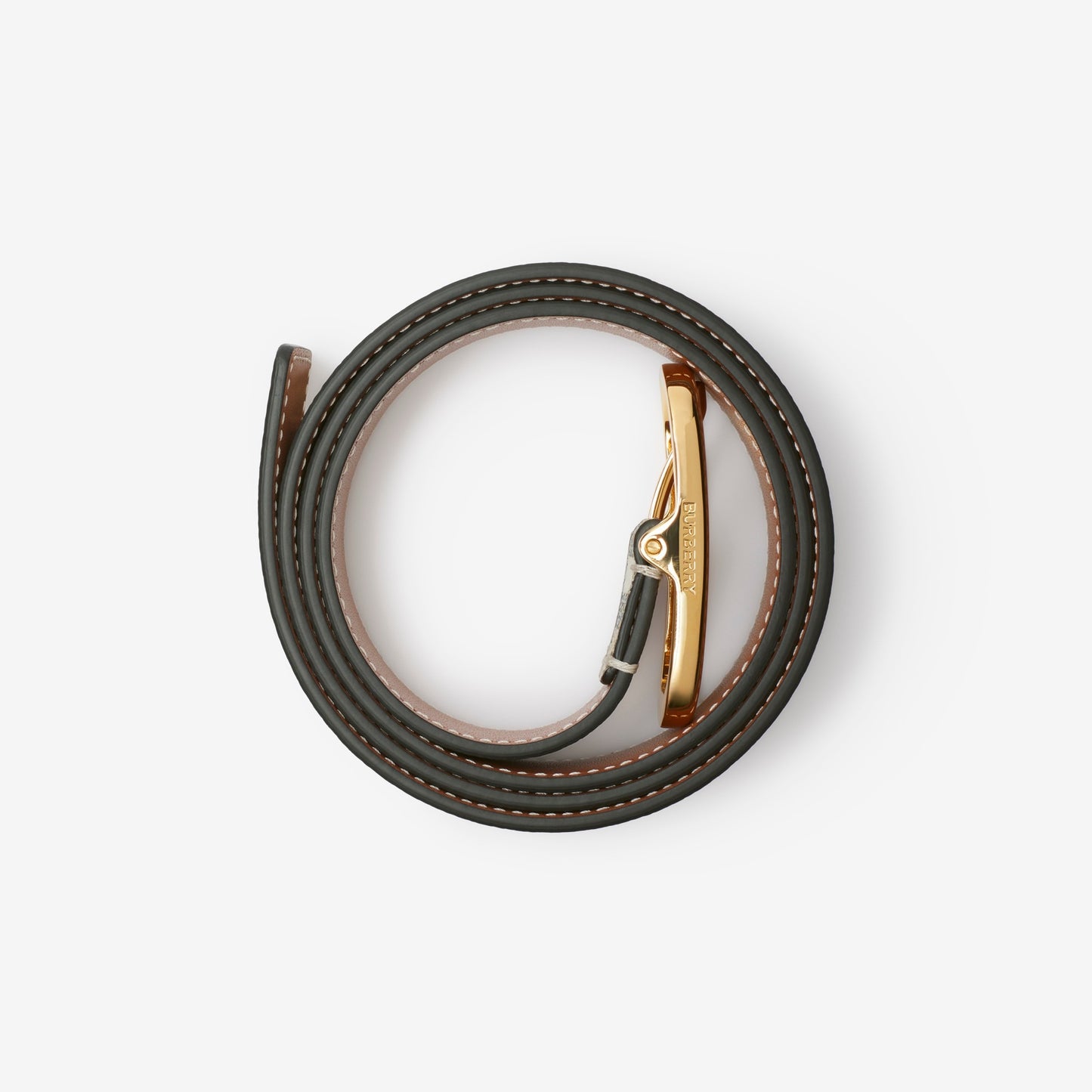 Burberry Check Belt in Archive Beige/Gold