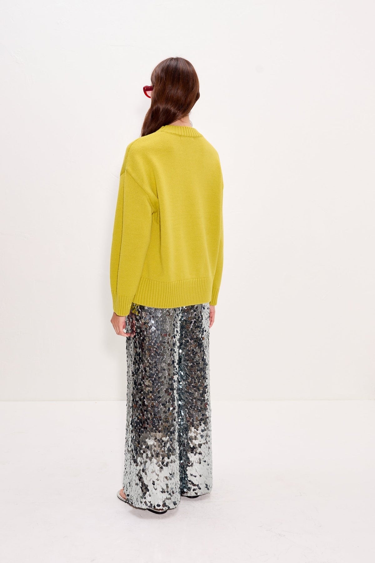 Simon Miller Zira Novelty Sweater in Chartreuse