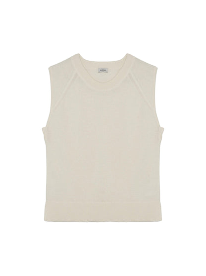 Simkhai Hanson Vest in Ivory