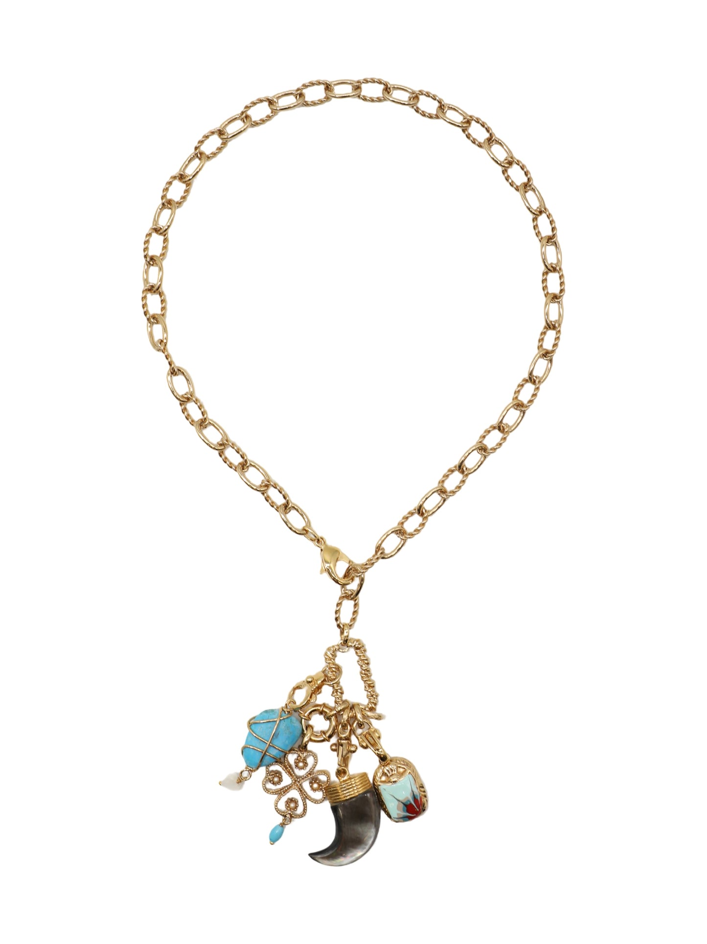 Gas Bijoux Constantine Charm Necklace