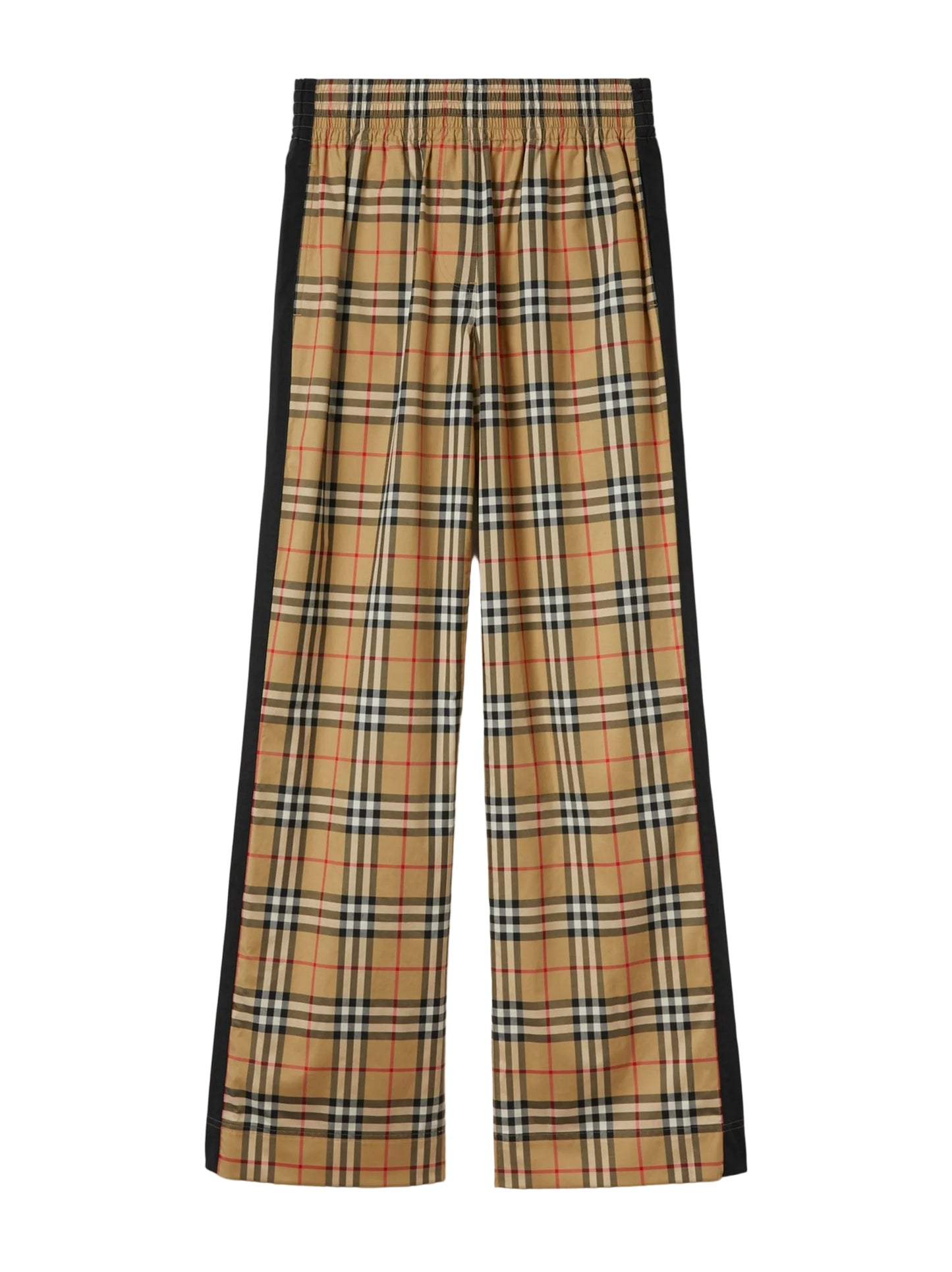 Burberry Check Cotton Trousers Archive Beige