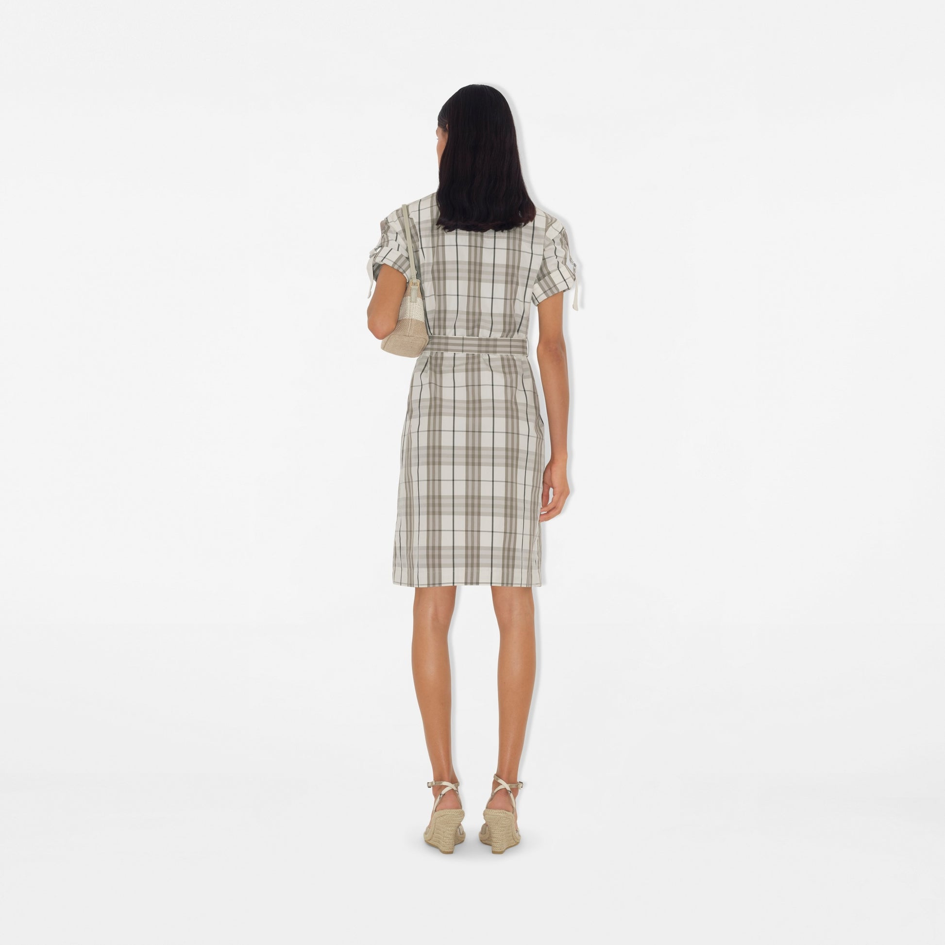 burberry check cotton shirt dress Burberry Check Cotton Shirt Dress , Size: 0