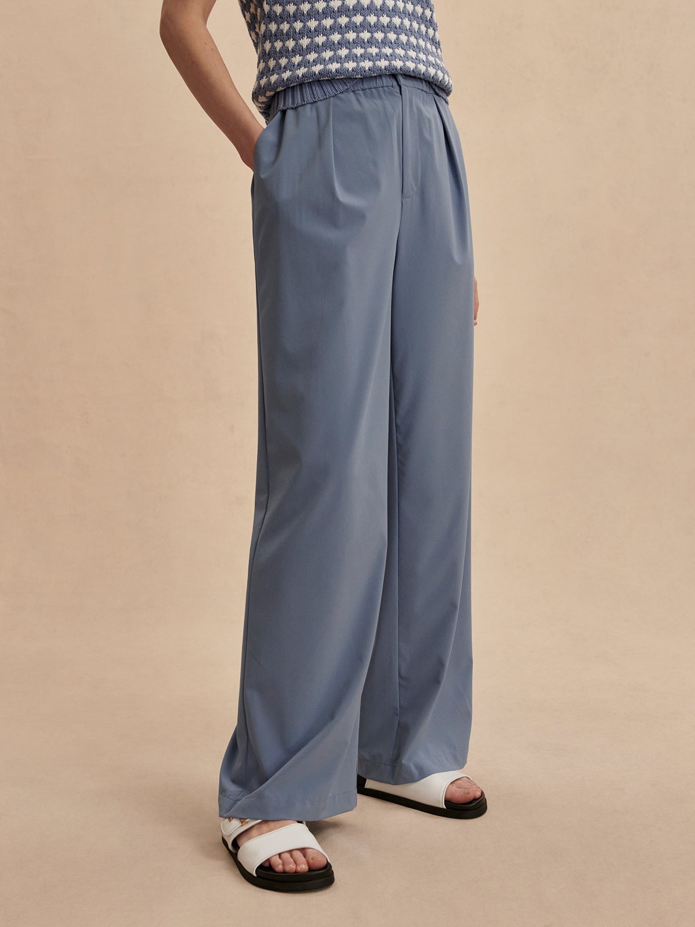 Varley Kayson Wide Leg 29.5 in Infinity Blue