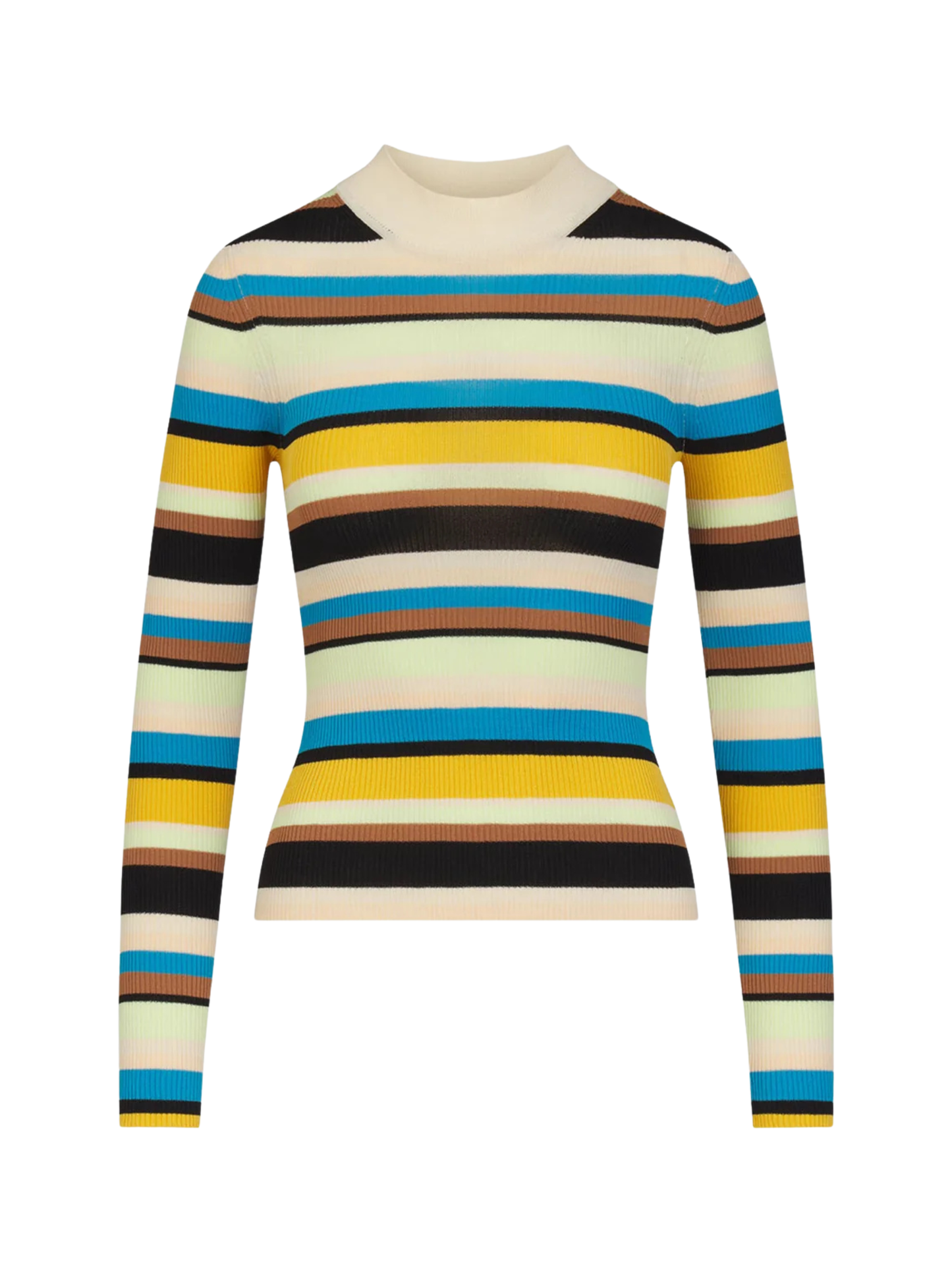 Simon Miller Mika Knit Long Sleeve Top in Ocean Stripe