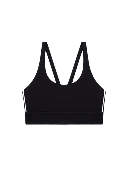 Sporty & Rich Bold Health Active Bra in Black