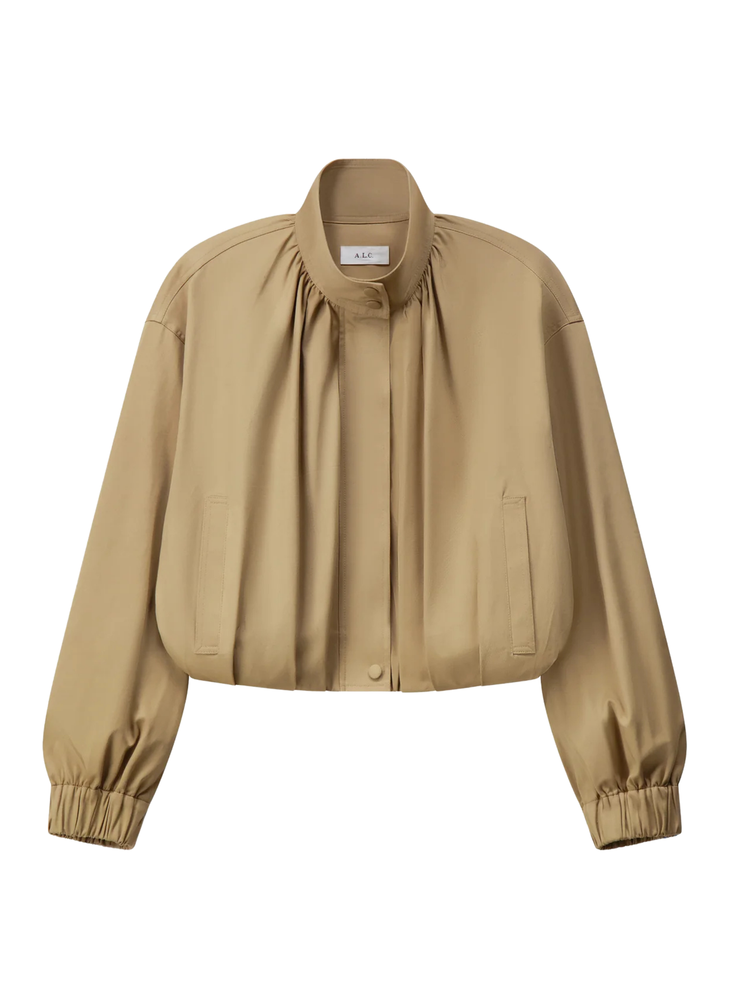 ALC Amélie Cotton Twill Jacket in Light Bark