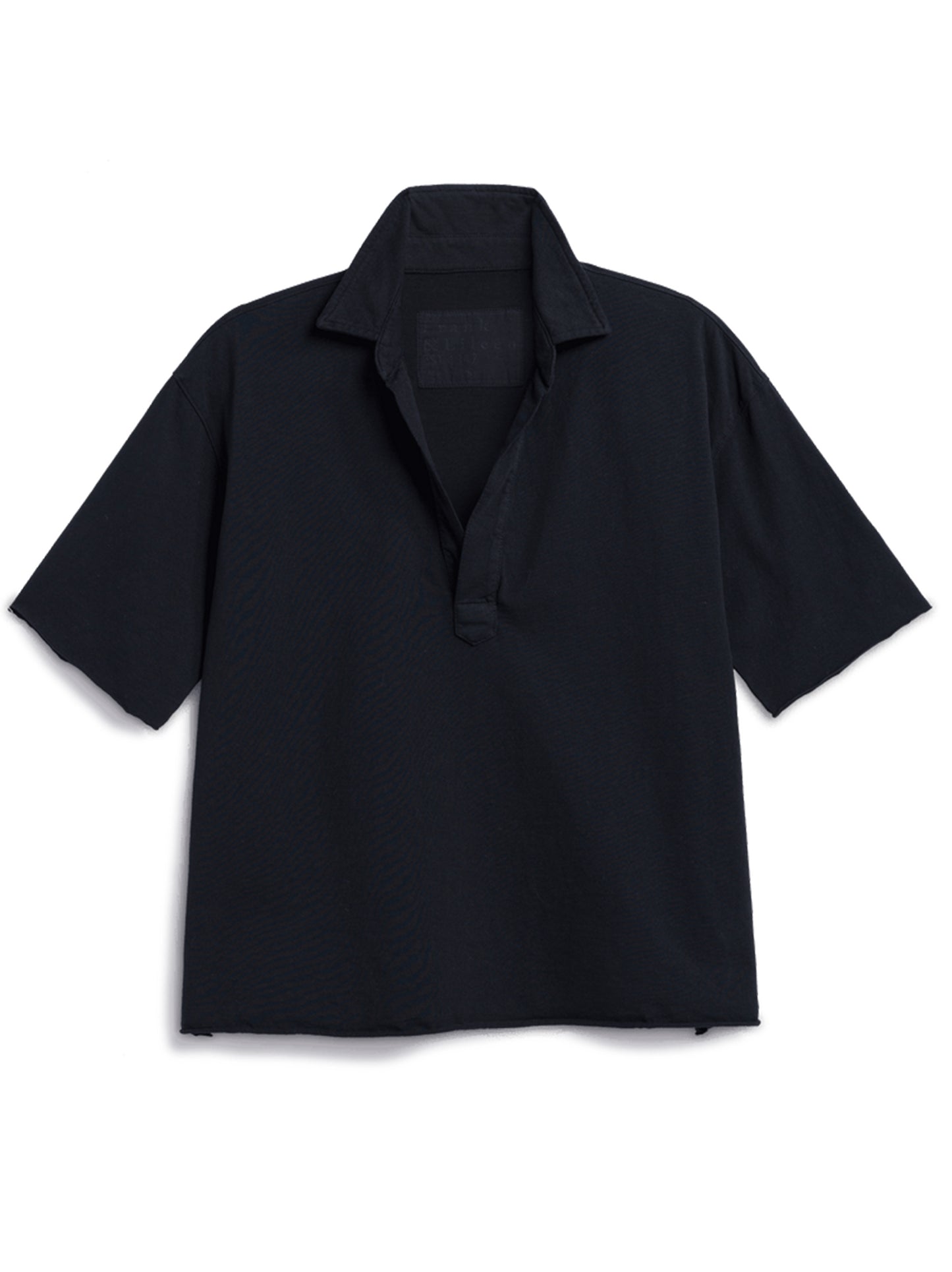 Frank & Eileen Patty Short-Sleeve Popover Henley in British Royal Navy
