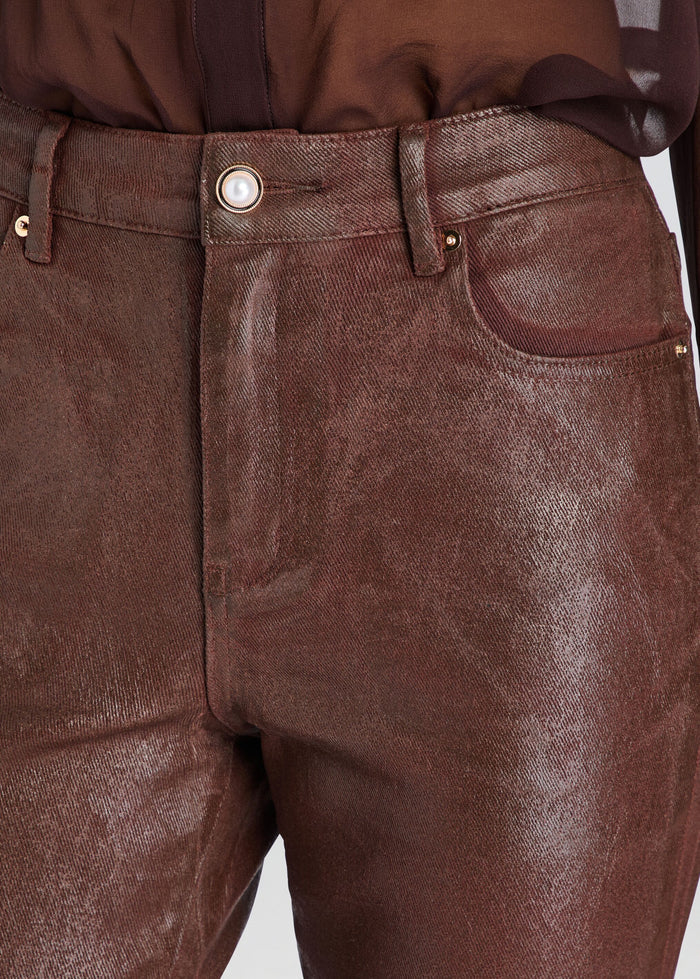 Retrofête Yara Pant in Mahogany