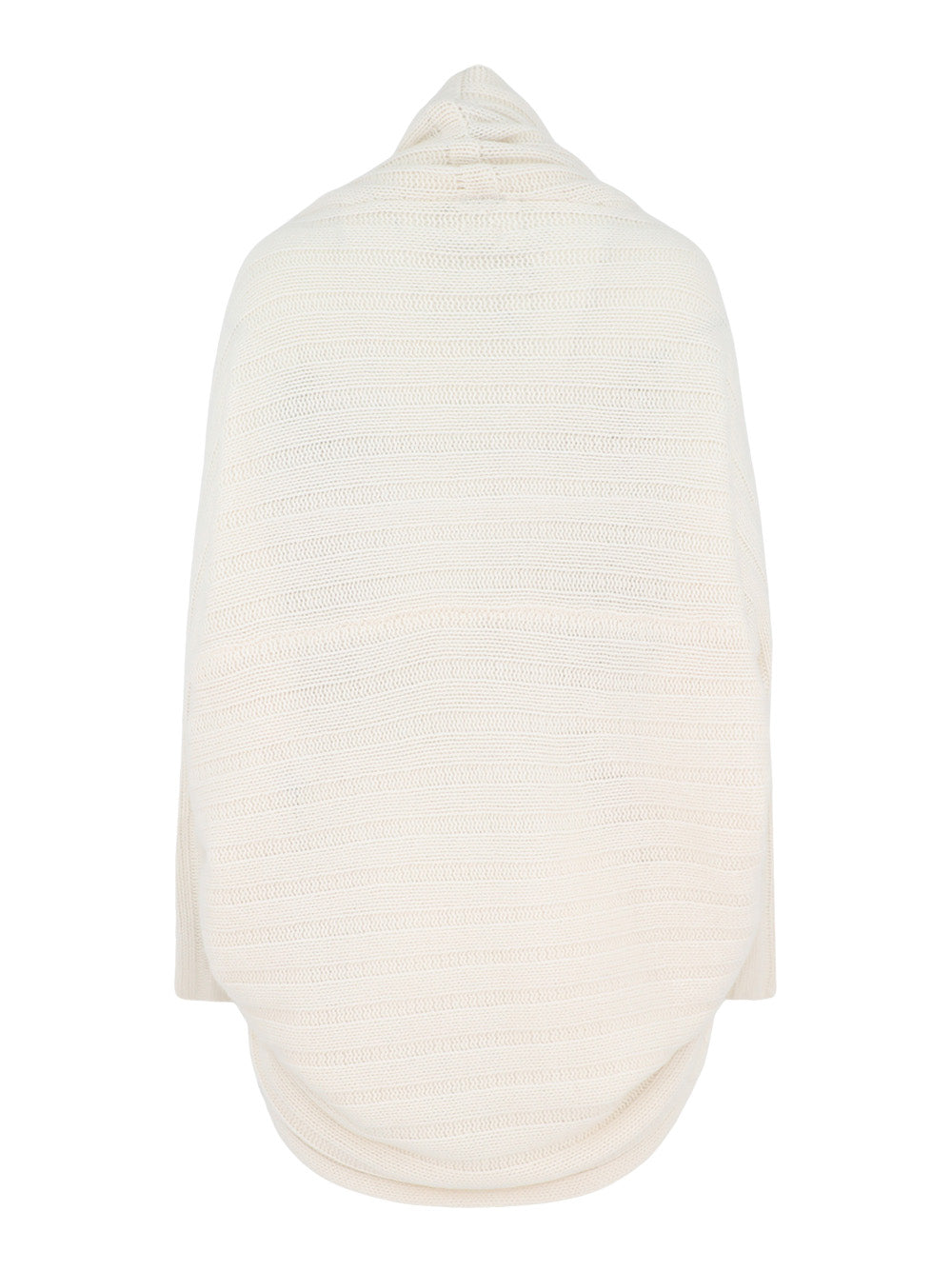 Beryll Cocoon Cardigan Coat in Winter White