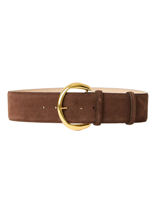 B-Low The Belt Florence Suede in Chocolate Gold