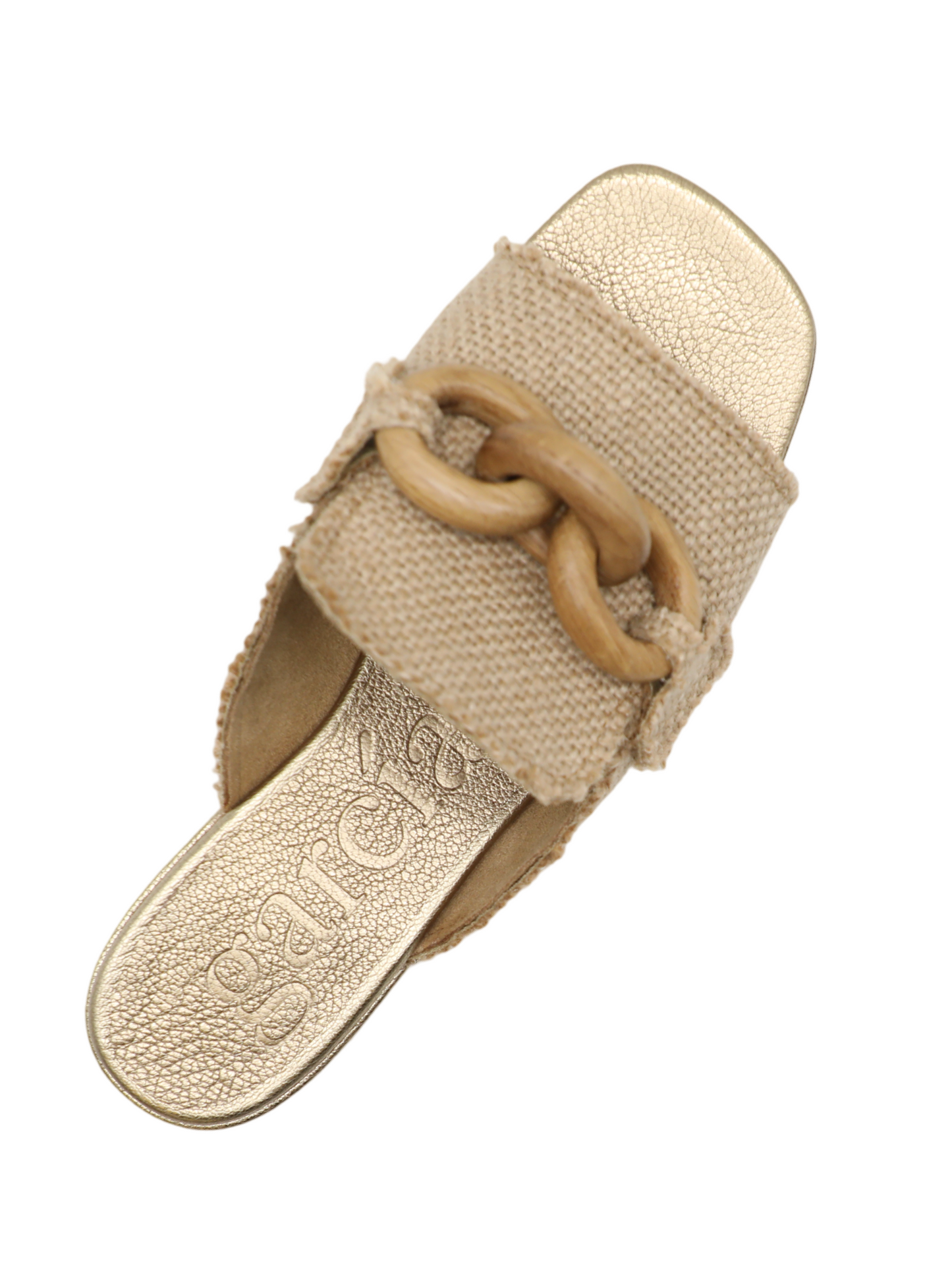 Pedro Garcia Enna in Natural Burlap-Oak