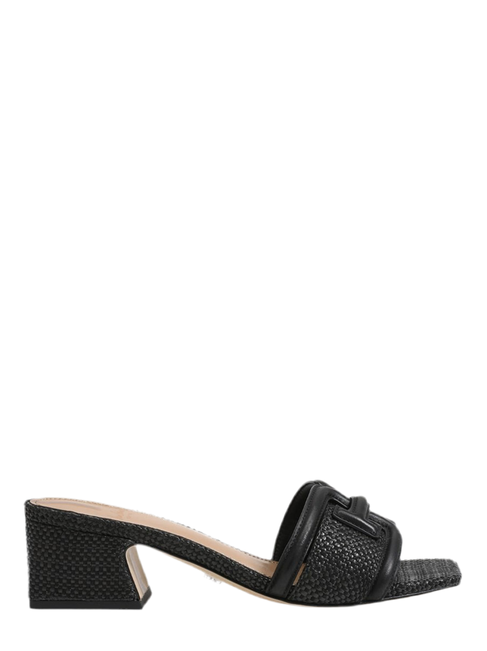 Sam Edelman Waylon Block Heel Slide in Black