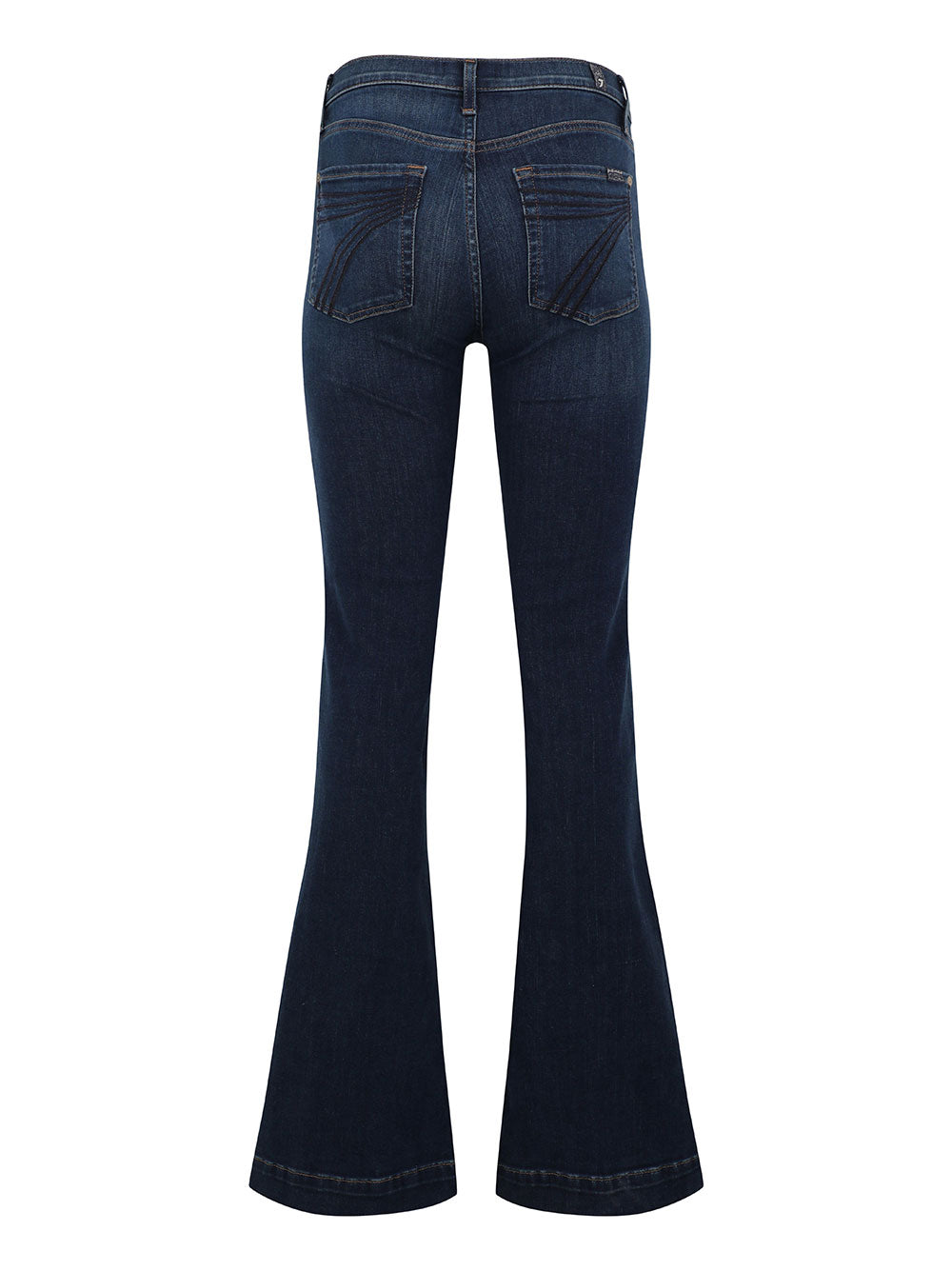 7 For All Mankind Dojo Mid Rise Flare Jeans in Opp Darby
