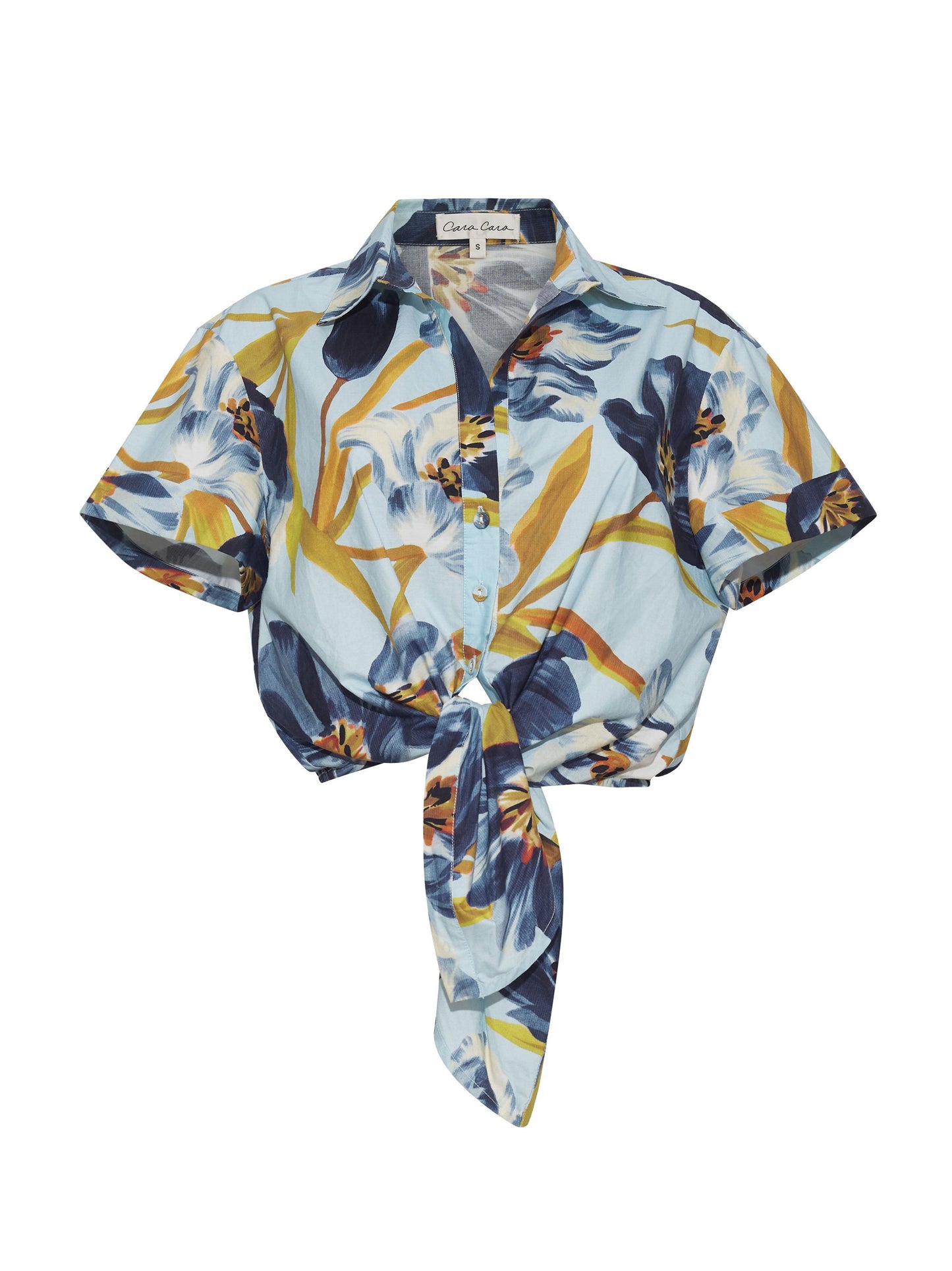 Cara Cara Asbury Top in Marais Bloom Blue