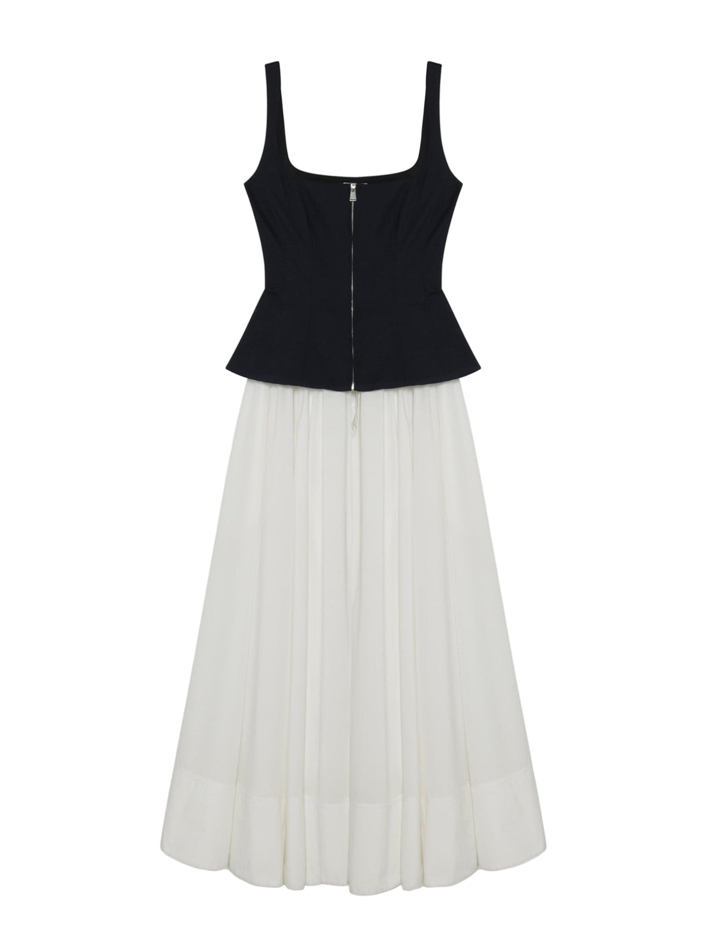 Simkhai Jolynn Combo Midi Dress in Black Multi