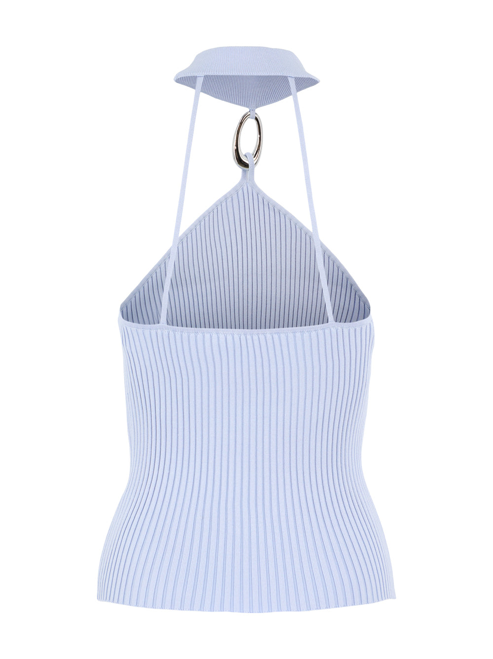 Simkhai Rubie Mock Neck Top With Hardware in French Blue