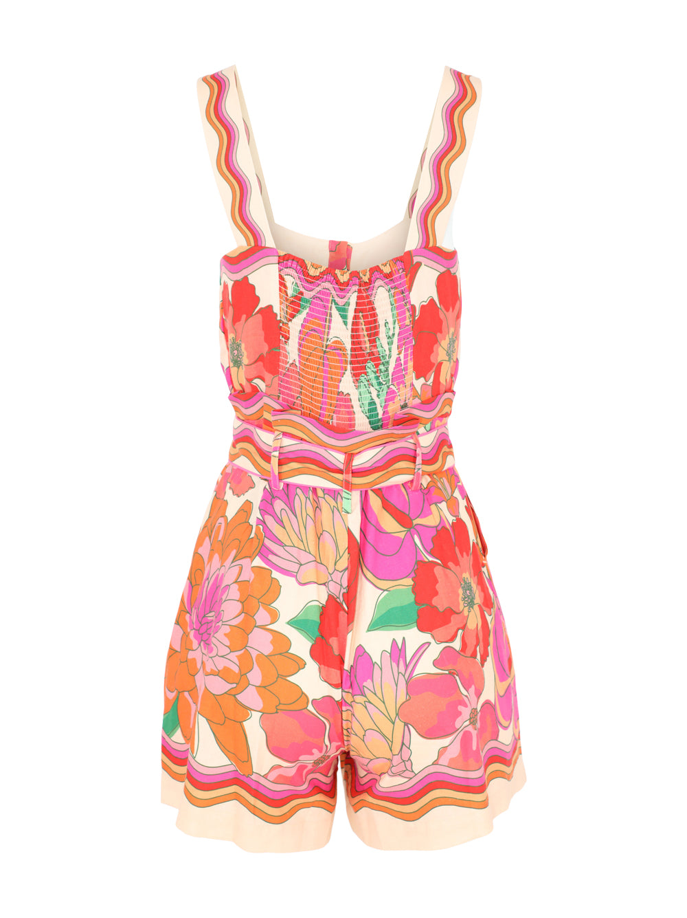 Farm Rio Beige Spring Affair Lenzing™ Ecovero™ Euroflax™ Romper