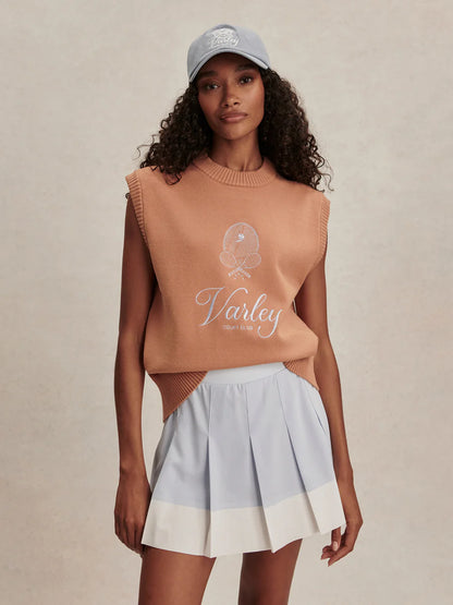 Varley Chase Mid Rise Skort 14.5" in Xenon Blue