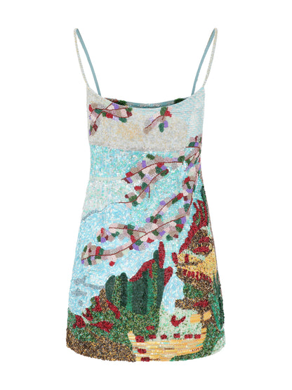 Cult Gaia Bebe Sleeveless Dress in Full Blossom