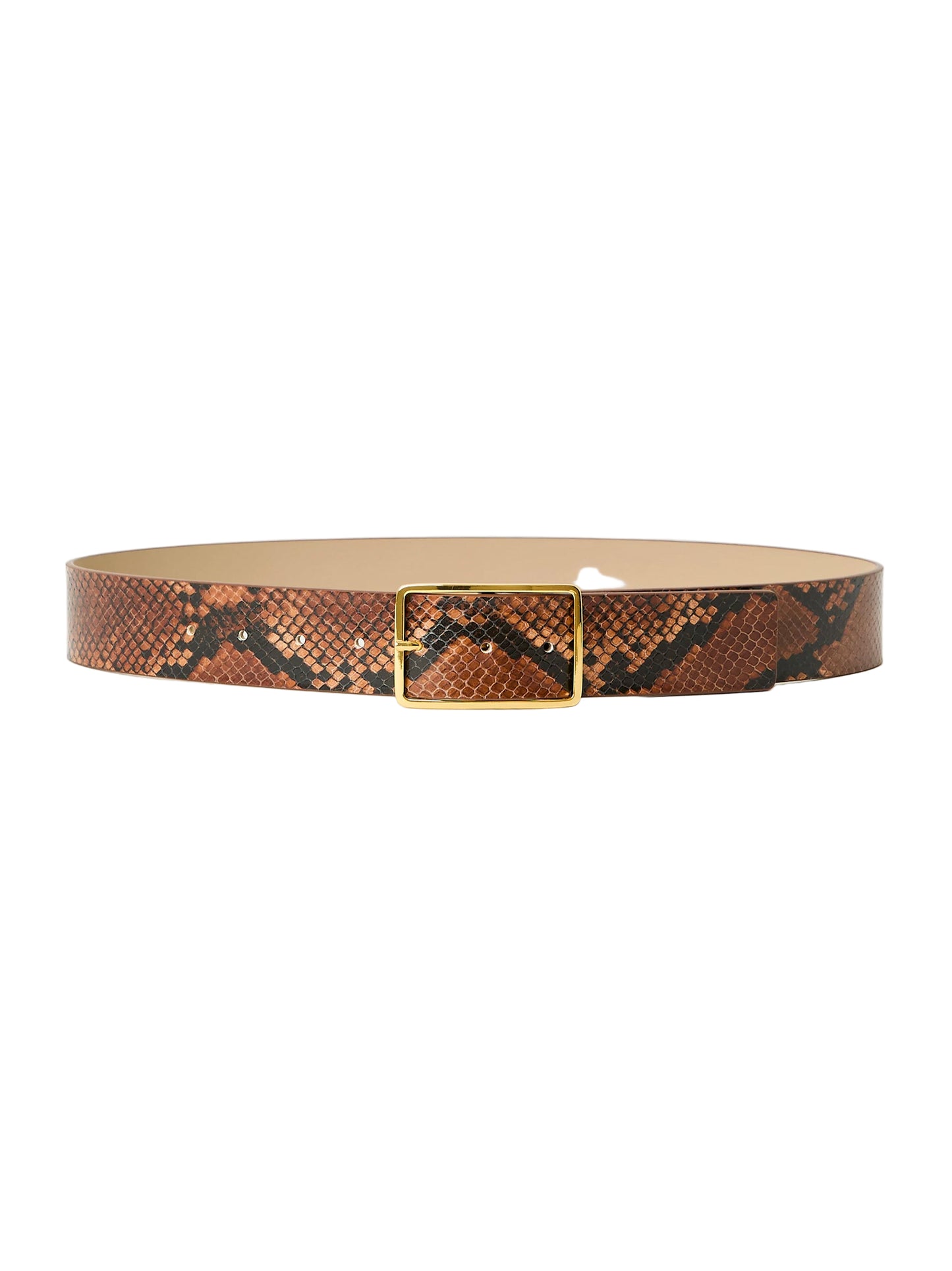 B-Low The Belt Milla Python in Cognac Gold