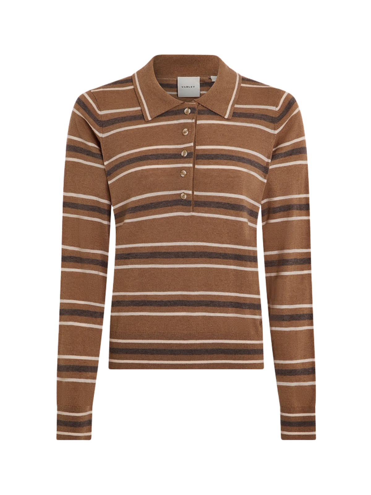 Mayra Stripe Knit Polo