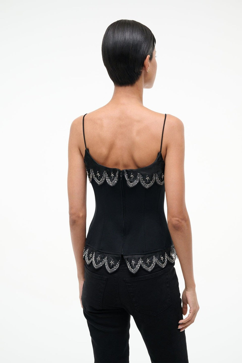 Staud Colette Top in Black