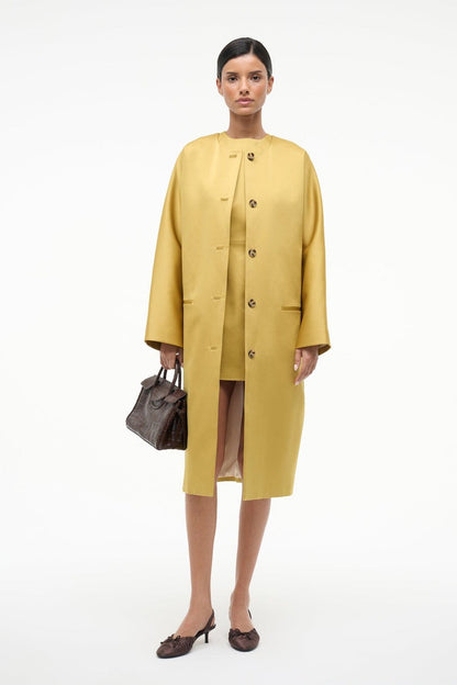 Staud Liz Coat in Turmeric