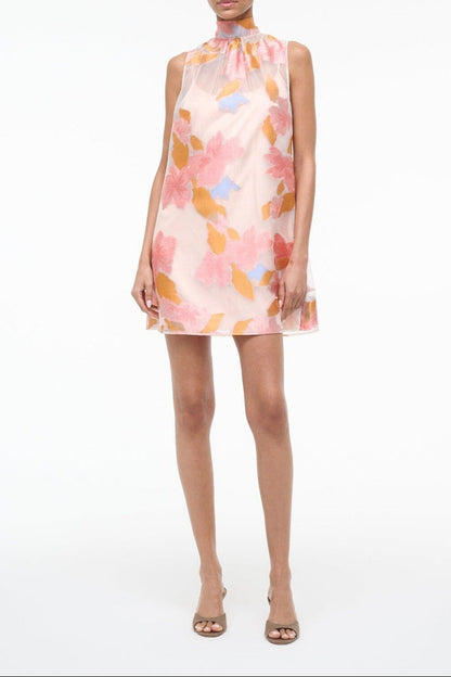 Staud Albee Mini Dress in Spring Day