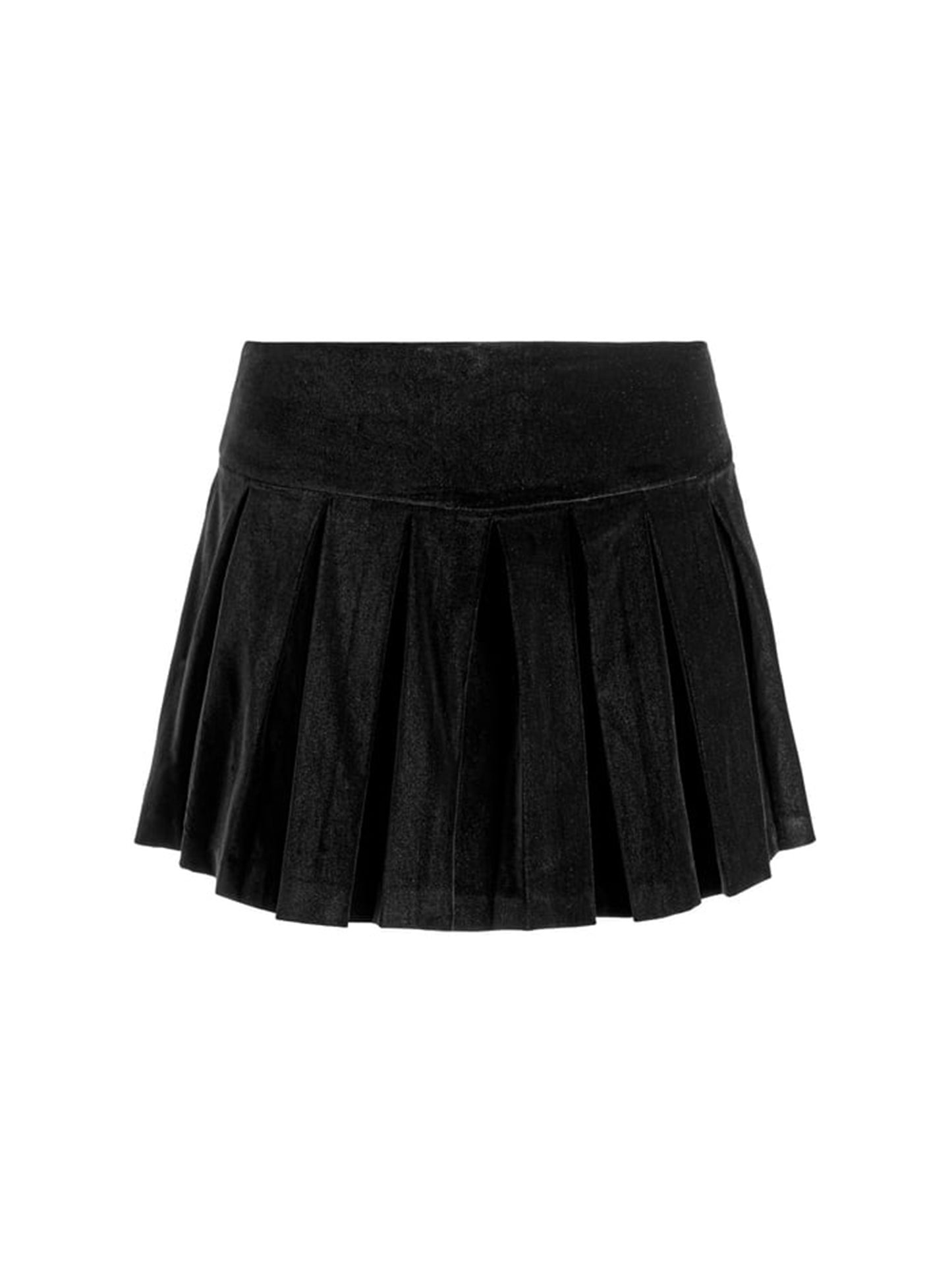 Alice + Olivia Emilie Embellished Tweed Mini Skort in Black