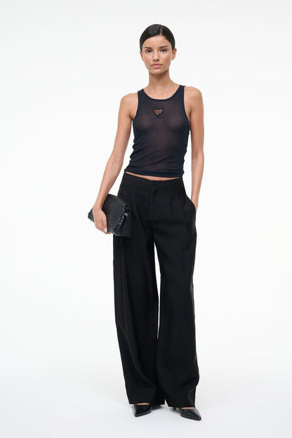 Staud Pierre Pant in Black
