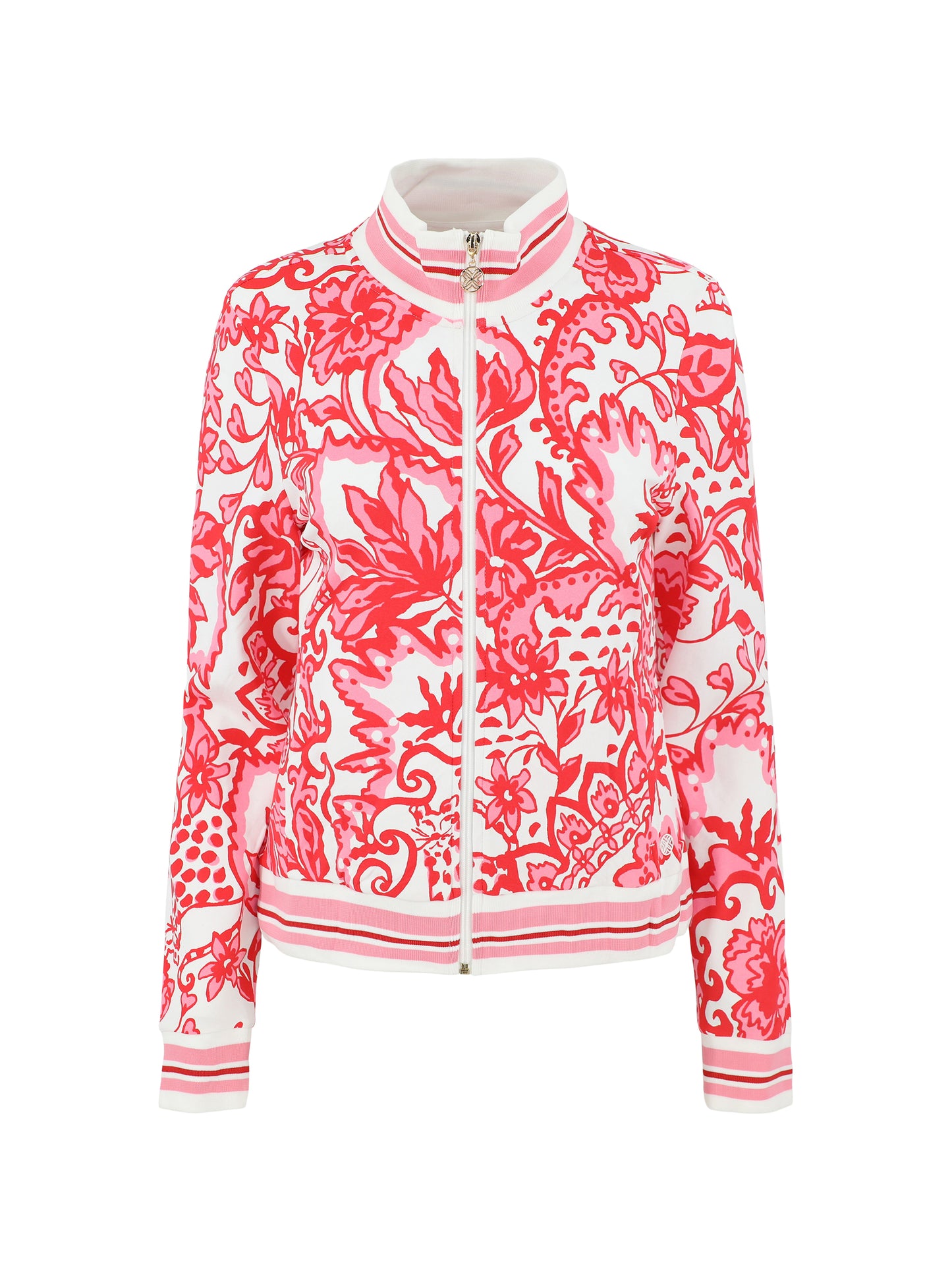 Lilly Pulitzer Regate Jacket UPF 50+ in Coconut Spicy Socialite
