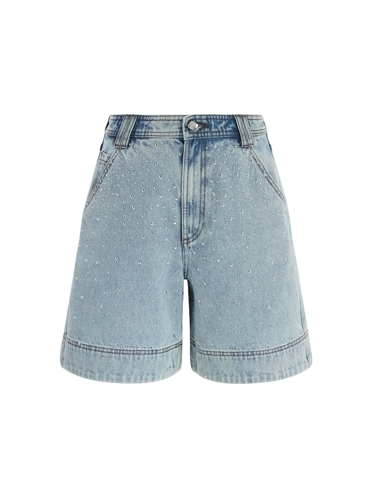 Lucina Stud Denim Short