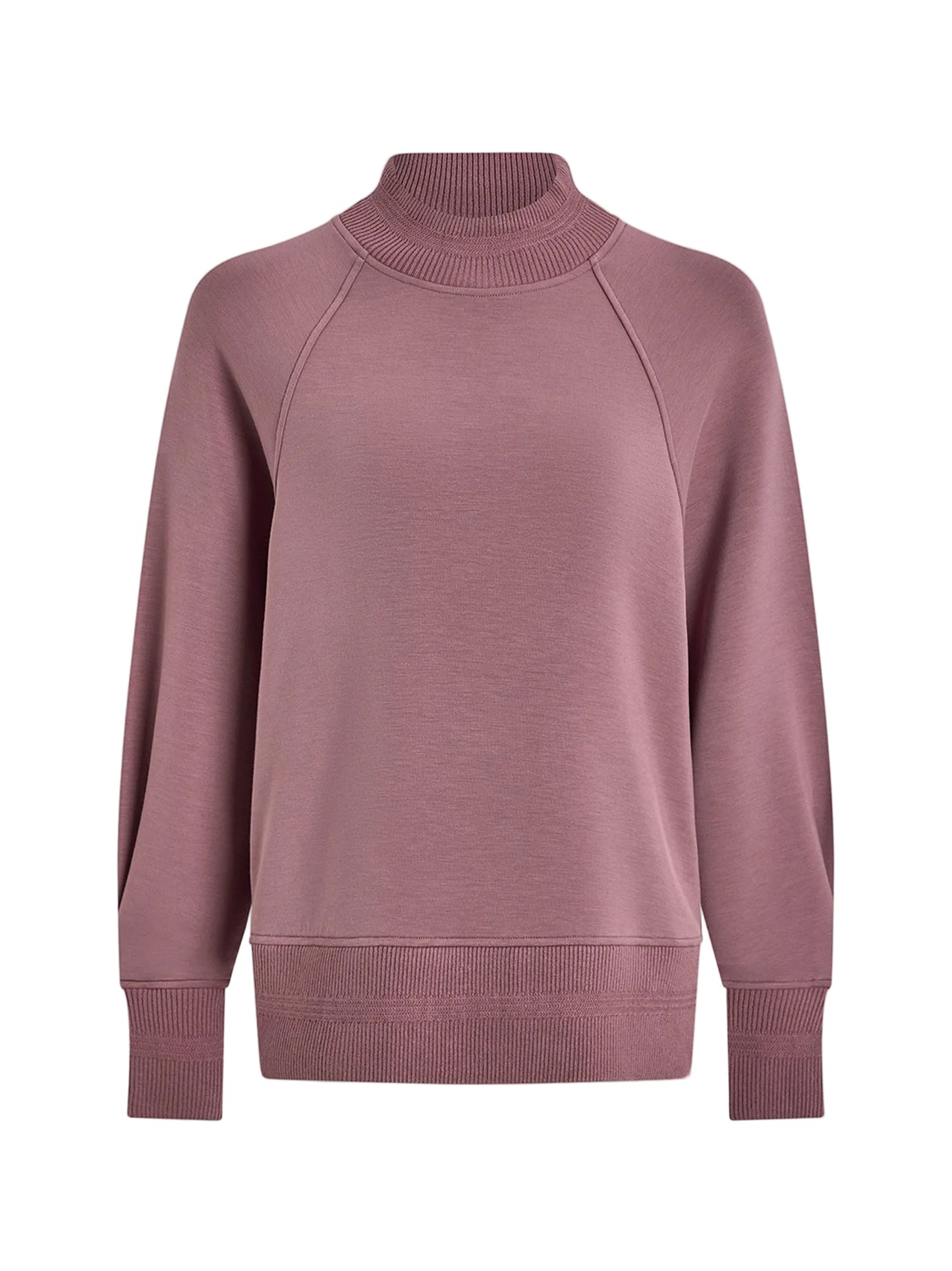Varley Loxley Raglan Boyfriend Sweat in Wistful Mauve