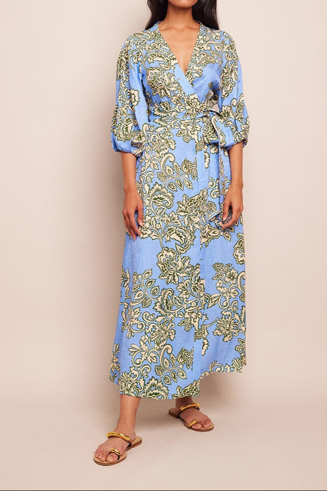 Cara Cara Rosewood Dress in Herrington Blue