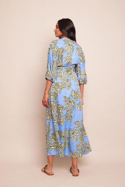 Cara Cara Rosewood Dress in Herrington Blue