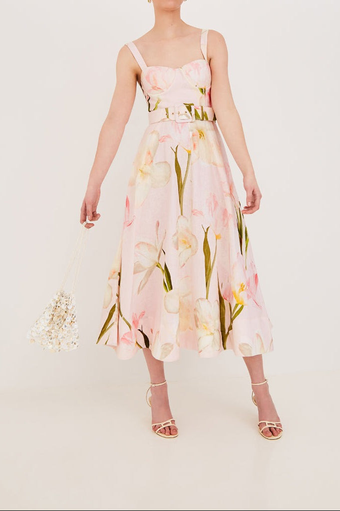 Cara Cara Calypso Dress in Lillian Blush