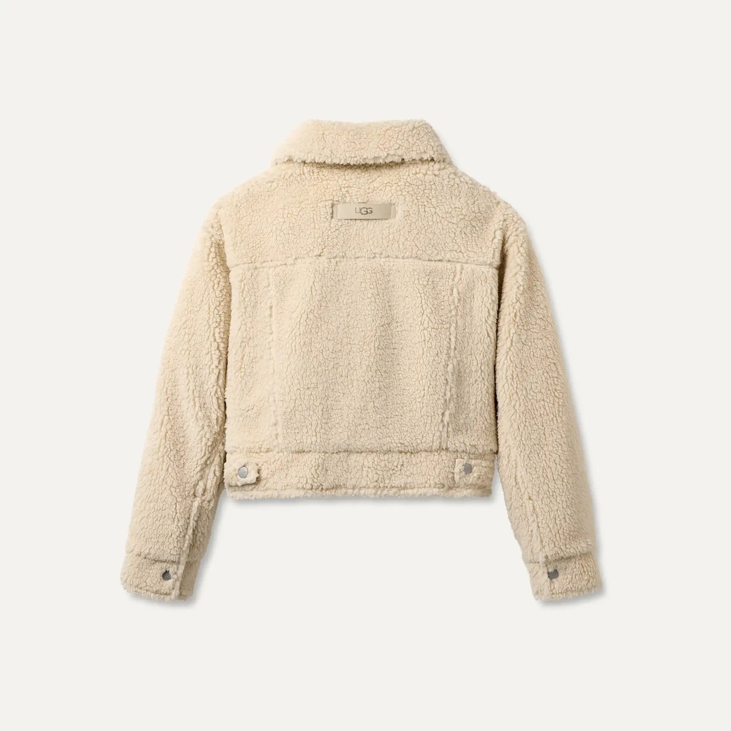 UGG Frankie Short Trucker Jacket in Natural
