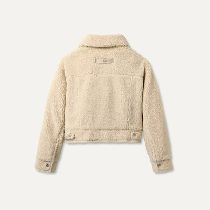 UGG Frankie Short Trucker Jacket in Natural