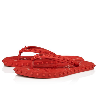 Christian Louboutin Super Loubi Flip in Red | In-Store Only