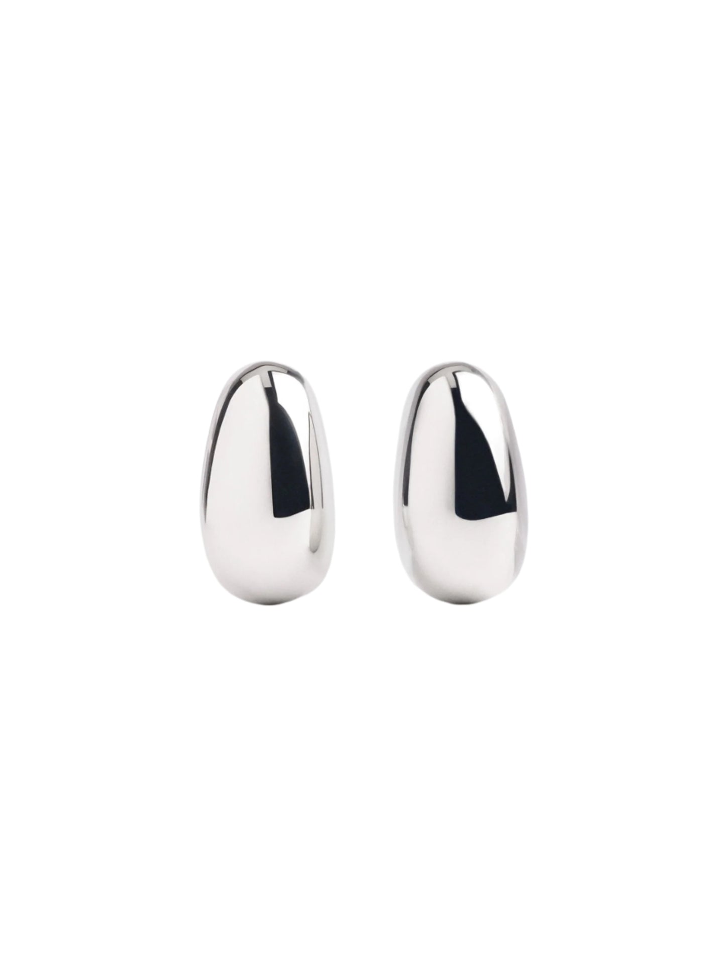Jacquemus The Curvo Earrings in Silver