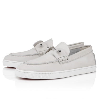 Christian Louboutin Chambeliboat Boat Shoes in Albatre | In-Store Only
