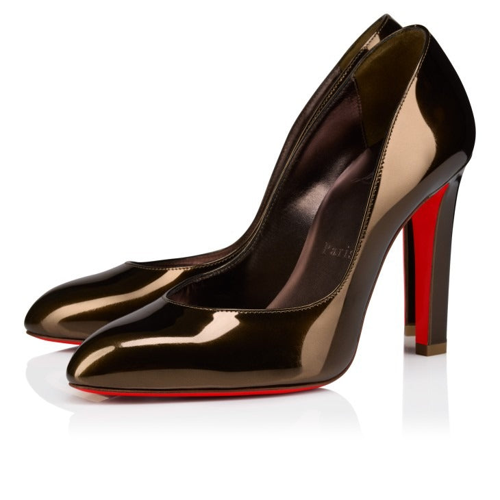 Christian Louboutin Fannylove 100 Specchio in Bronzo | In-Store Only