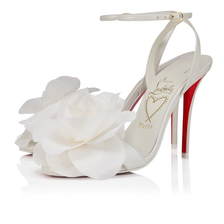 Christian Louboutin Miss Z Flora in Bianco