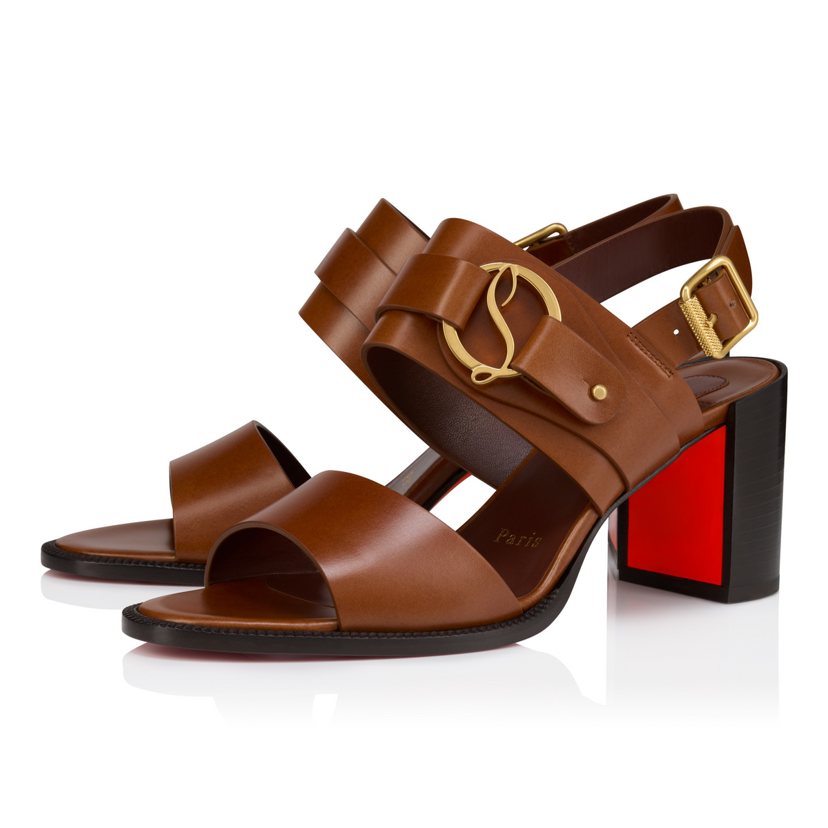 Christian Louboutin Her in Roma 70 Sandal in Dark Carmine | In-Store Only
