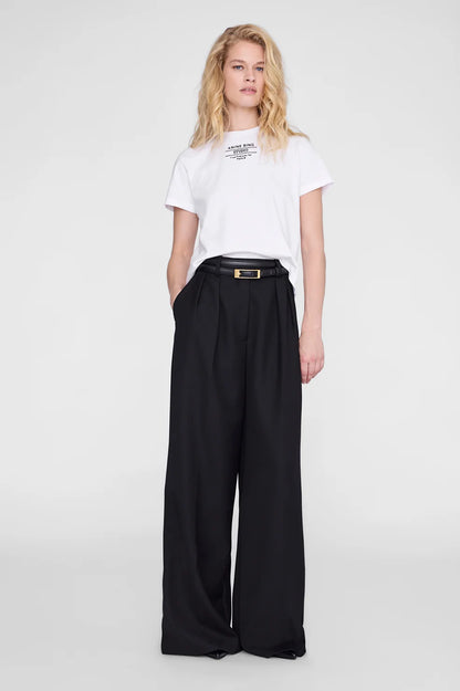 Anine Bing Shelley Tee Studio in White